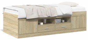 Divano Letto Con Cassetti Senza Materasso 75x190 Cm /