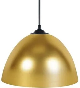 Tosel  Lampadari, sospensioni e plafoniere Lampada a sospensione tondo metallo oro  Tosel