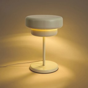 Lampada da tavolo retrò beige 41cm - Ophelia