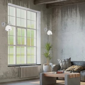 Applique RETRO II 1xE27/60W/230V argento