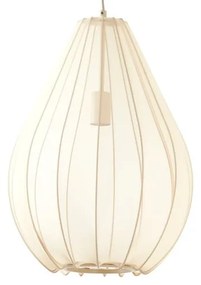 Lampadario beige con paralume in tessuto ø 38 cm Itela - Light &amp; Living