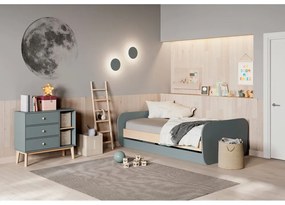 Cassettiera per bambini verde polveroso 90x81x40 cm Esteban – Marckeric