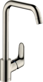 Miscelatore Lavello Bocca Alta in Acciaio Optic 31820800 Focus Hansgrohe