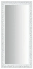 Specchio Chic rettangolare in legno bianco 77 x 180 cm