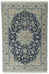 Nain Tappeto 120 x 190 Blu (Iran) Annodato A Mano