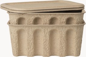 Set di 2 contenitori in polpa di carta Pulp, prof. 18 cm