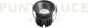 Incasso led quark nero cob 8w 830lm cct 3000k / 4000k / 6500k 6,5x5...