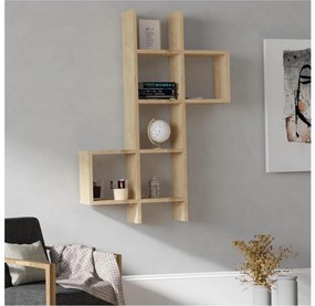 Mensola da parete KENO 125x79 cm marrone