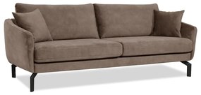 Divano in velluto marrone beige 230 cm Magic - Scandic