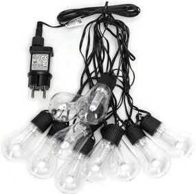 Aigostar - Catena decorativa da esterno LED 10xLED/8m IP44 bianco freddo