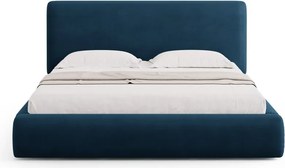 Letto contenitore Colonel con testiera in tessuto chenille – 180x200 cm