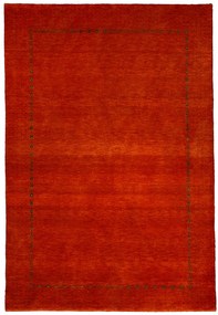 Loribaft Tappeto 180 x 120 Rosso (Indian) Annodato A Mano