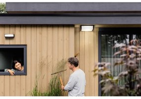 Philips 17350/93/PN - Plafoniera da esterno MYGARDEN MOONSHINE 2xE27/14W