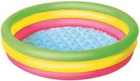 PISCINA GONFIABILE SUMMER 3 ANELLI COLOR GRANDE +2 ANNI ø cm.152x30h. lt.62 kg.1,880 (art.51103) BESTWAY