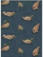 Mulberry Home Carta da parati Duck Pond - Indigo
