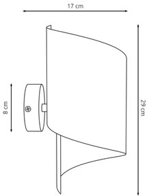 Applique SPIRAL 1xG9/8W/230V oro