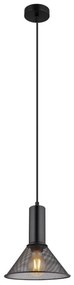 Globo 15648H1 - Lampadario a sospensione con filo JEDD 1xE27/60W/230V nero