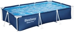 Piscina fuori terra con struttura rettangolare Bestway splash frame' blu navy 300x201x66 cm - cod. 56043
