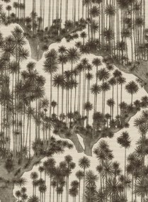 Cole & Son Carta da parati Japanese Woods - Grasscloth - Mocha