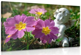 Quadro su tela – Angioletto nel giardino