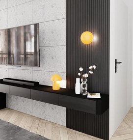 Lampada Da Tavolo Moderna Hera Acciaio Arancione 2 Luci G9 Ip20