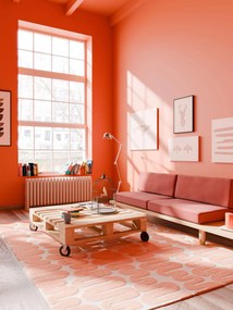 benuta Pop Tappeto Ally Arancio 120x170 cm - Tappeto design moderno soggiorno
