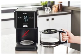 Macchina da caffè con filtro nero Smart'n'light CM600810 - Tefal
