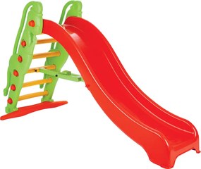 Scivolo per Bambini 189x84,5x109 cm in Plastica Rosso e Verde...