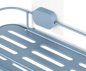 Scaffale da bagno autoportante in metallo azzurro Grena - Compactor
