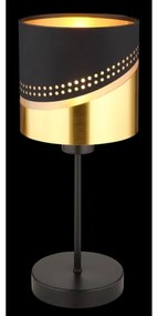 Globo 54046T - Lampada da tavolo OR 1xE27/40W/230V diametro 16 cm nero/oro