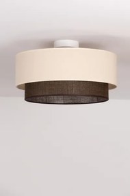 Brilagi - Plafoniera LED BOHO STYLE 1xE27/15W/230V Ø 40 cm crema/marrone