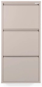 Scarpiera in metallo grigio-beige Billy - Spinder Design