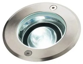 Faretto da incasso con fonte luminosa orientabile Modulo LED BASCU argento  Ø 10.8 cm Luce bianco naturale