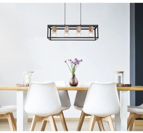 Globo 15476-4H - Lampadario a sospensione con filo HAGAR 4xE27/60W/230V