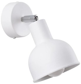 Sollux SL.1313 - Faretto da parete ELBA 1xE27/15W/230V bianco