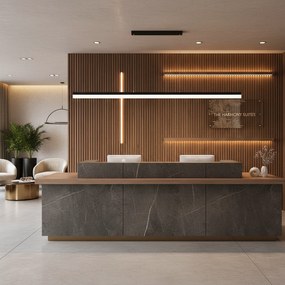 Lampada da soffitto LED APP1695-CP 200 cm Black