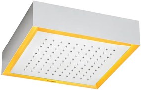 Antonio Lupi Design Soffione Illuminato led rgb A Soffitto 35x35 H 9 Cm Bianco