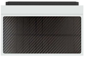 Applique LED Solare Minimal Bianca con Sensore di Movimento Colore Bianco Naturale 4.000K