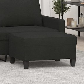 Poggiapiedi Nero 70x55x41 Cm İn Tessuto /