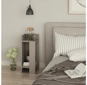 Comodino ELOS 60x25 cm grigio