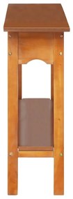 Tavolo consolle 110x30x75 cm in legno massello di mogano