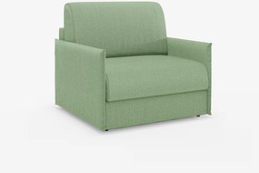 Evans poltrona letto compatta con materasso - sfoderabile in tessuto smacchiabile T23