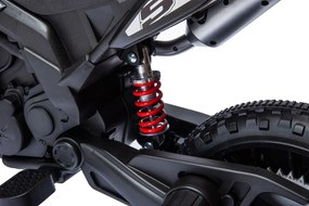 Moto Elettrica per Bambini 12V con Licenza Aprilia RX-125 Motocross Rossa...