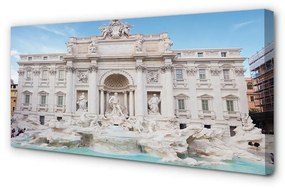 Quadro su tela Cattedrale della fontana di Roma 100x50 cm