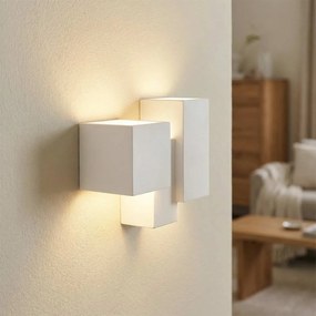 Applique da Parete 4xG9 PARALLEL 4 in Gesso Pitturabile