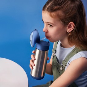 Bottiglia termica con cannuccia 500 ml – midnight