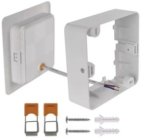 Plafoniera LED LED/9W/230V 12x12 cm bianco