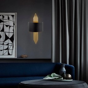 Lampada da parete nera Spada - Opviq lights