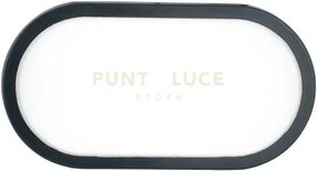 Plafoniera led shelly antracite ovale 20w 2500lm cct 3000k / 4000k ...