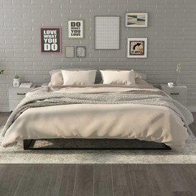 Comodini 2 Pz Grigio Cemento 40x35x47,5 Cm /